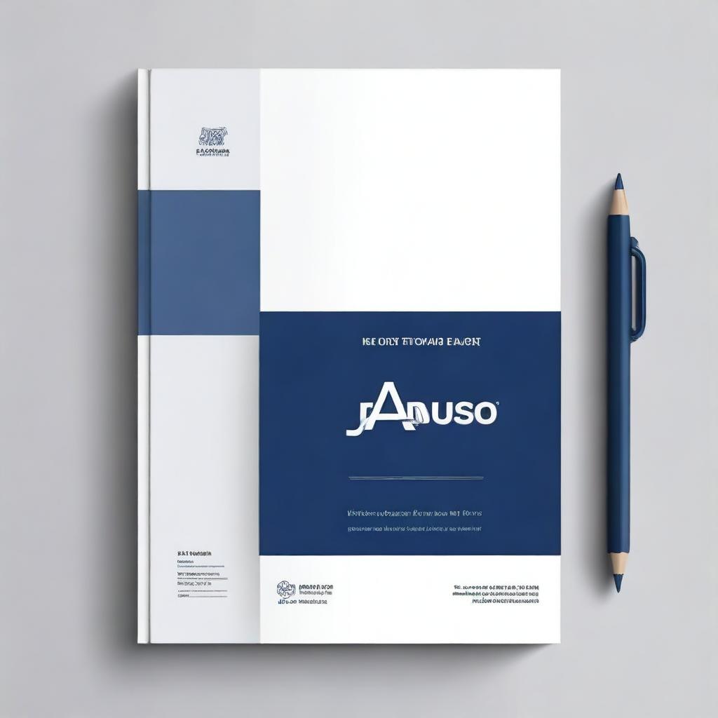 Create a corporate manual cover with the title 'Manual de Processos'