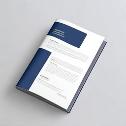 Create a corporate manual cover with the title 'Manual de Processos'