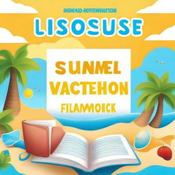 Create a textbook cover for IGCSE summer vacation homework