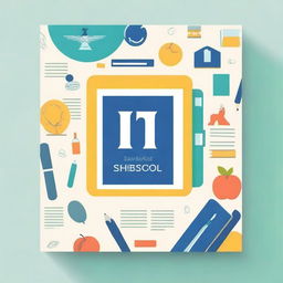 Create a textbook cover for high school students