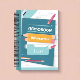 Create a cover for a homework book