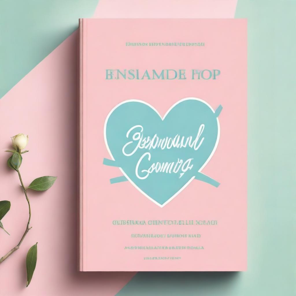 A book cover with a central image demonstrating warmth and love in light blue, baby pink, mint green, white, and beige