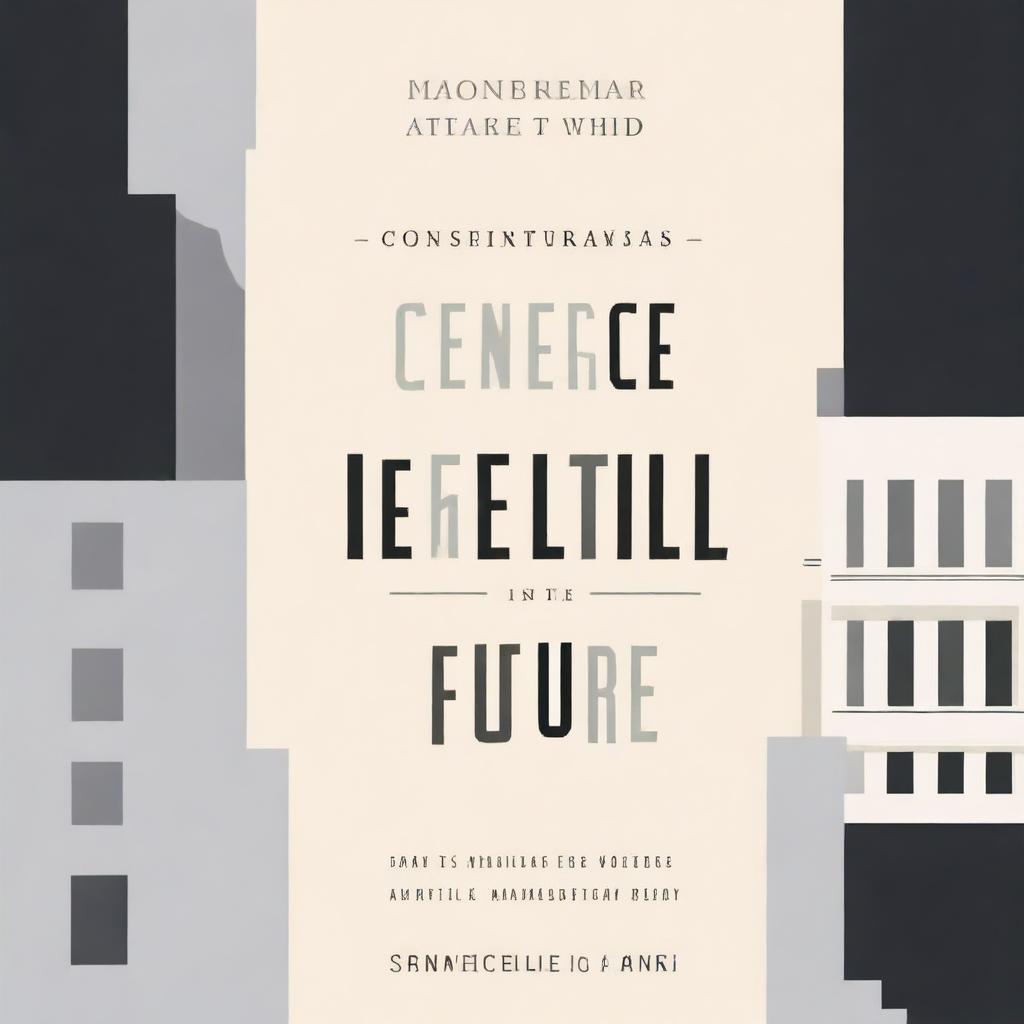 A book cover design with the title 'Conservatism is the New Future'