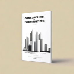 A book cover design with the title 'Conservatism is the New Future'