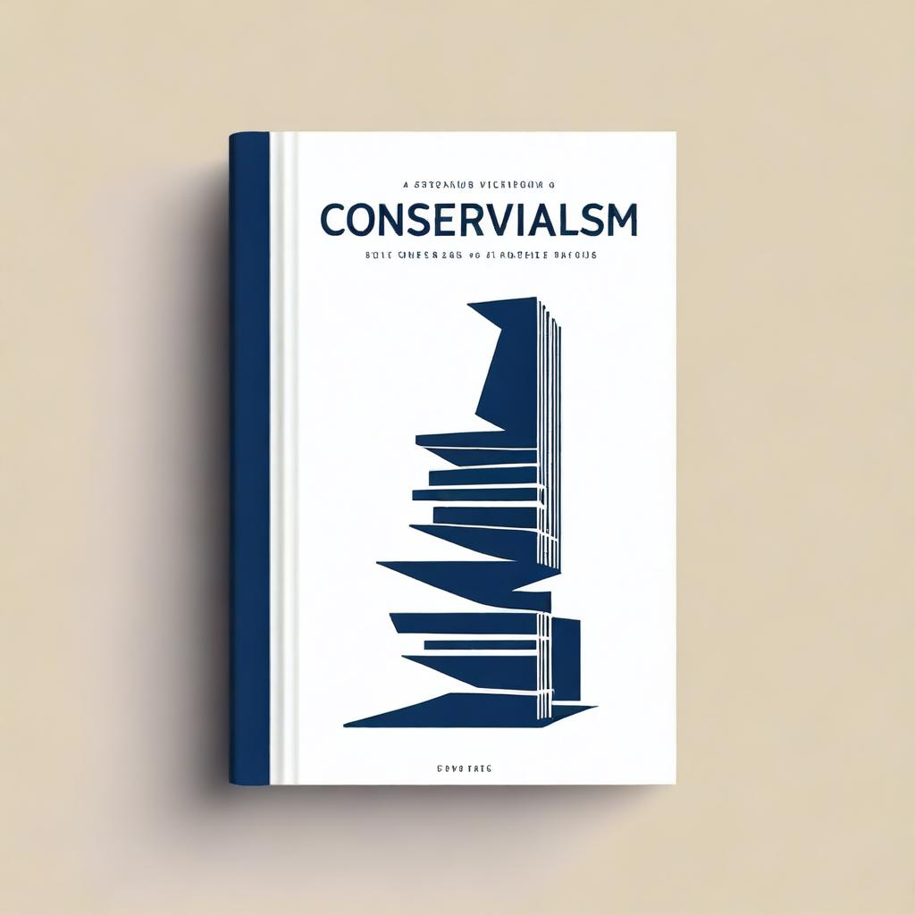 A book cover design with the title 'Conservatism is the New Future'