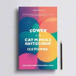 Create a workbook cover for a business event with the theme 'The power of attraction, how to cultivate a culture that attracts and grows talents'