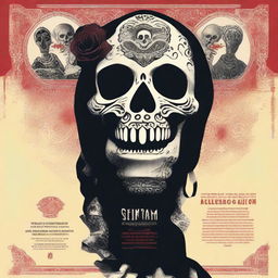 A reimagined movie poster for a Mexican version of the classic horror film 'Scream'