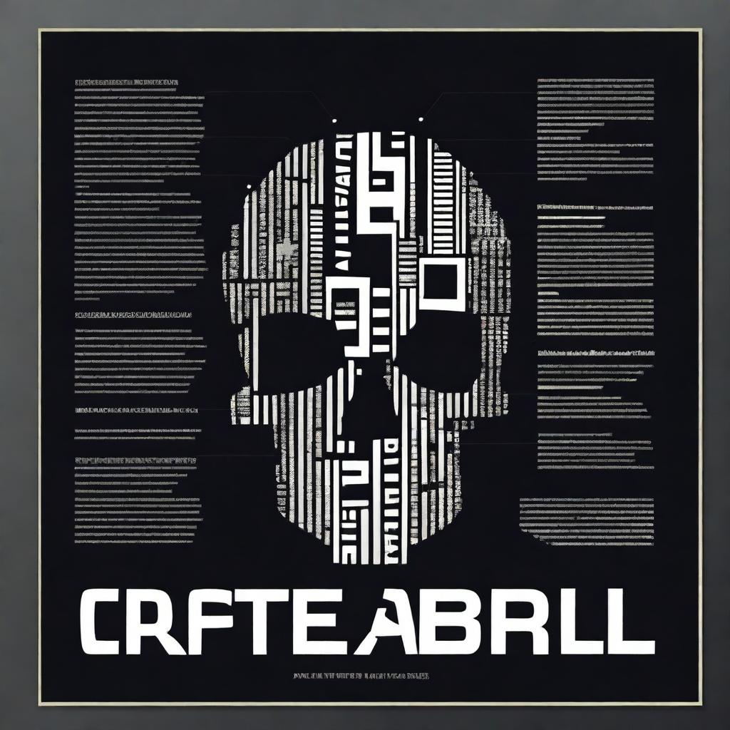 Create a poster about cybercrime titled 'Sete de Abril'