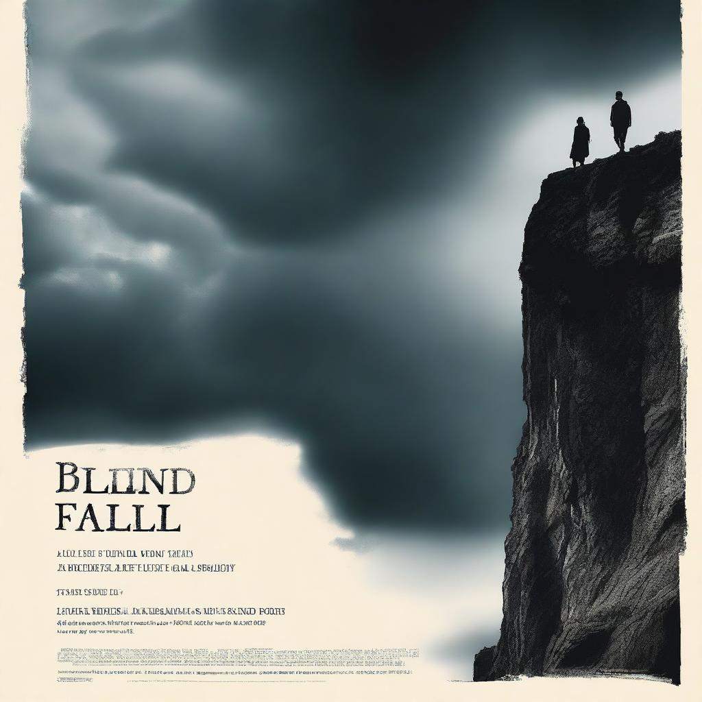 A dramatic movie poster for a film titled 'BLIND FALL'