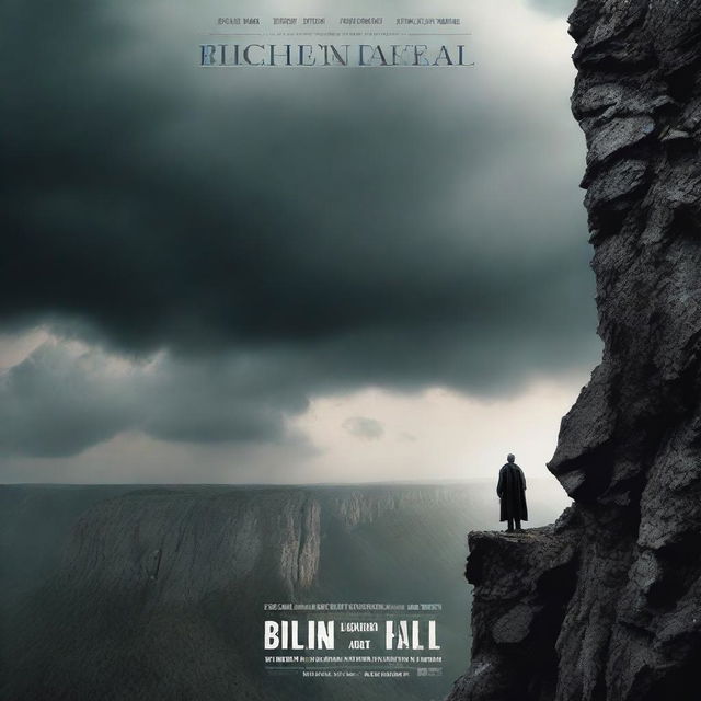 A dramatic movie poster for a film titled 'BLIND FALL'