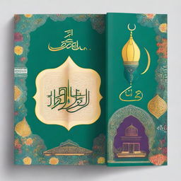 Create a cover for a student book focused on reading the Quran