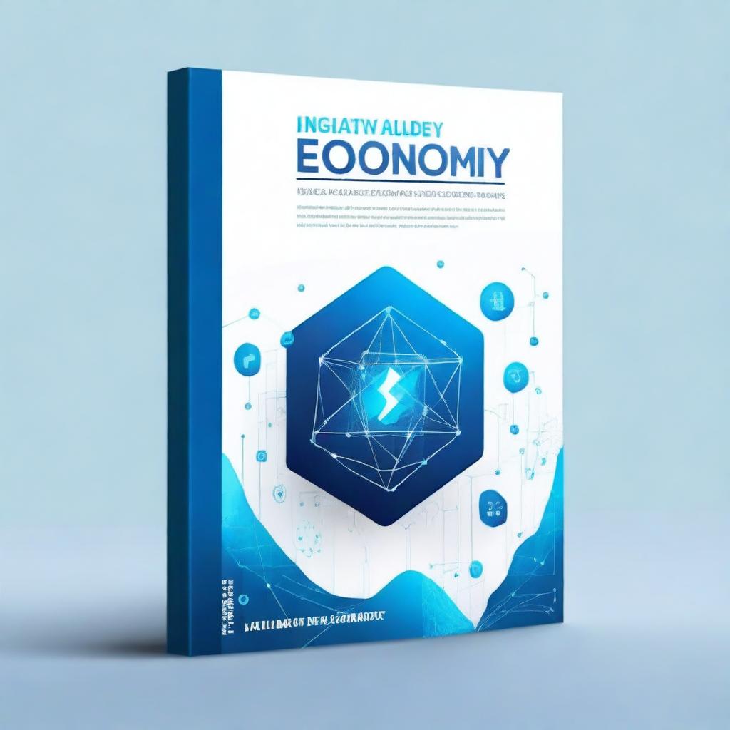 Create a book cover for a book titled 'Digital Economy'