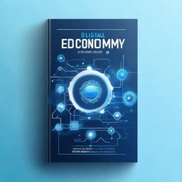 Create a book cover for a book titled 'Digital Economy'