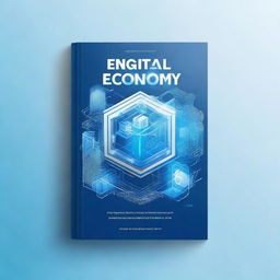 Create a book cover for a book titled 'Digital Economy'