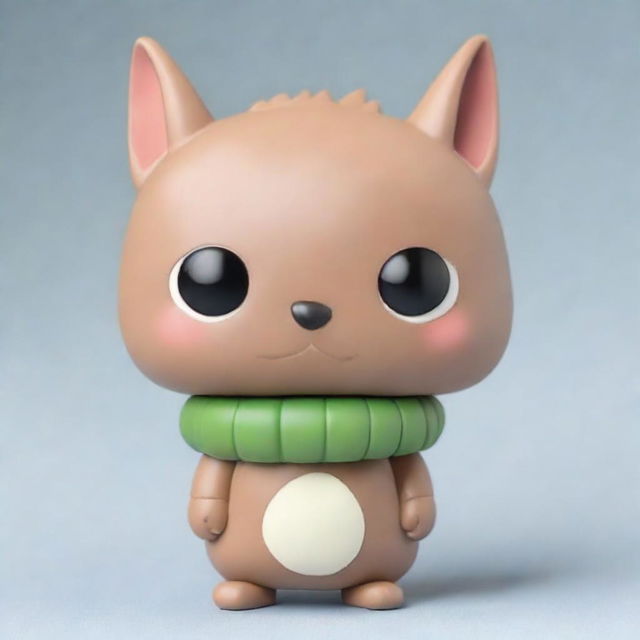 Create an image of a Funko Pop figure in the style of Studio Ghibli