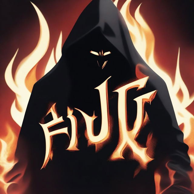 A close-up of a dark hooded figure, removing a masquerade mask halfway with the face not shown