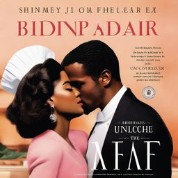 A book cover featuring an Italian man in a suit and an African American woman in a chef's uniform