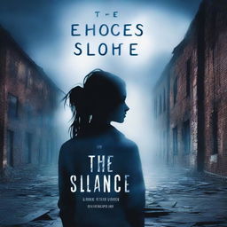 Create a book cover titled 'The Echoes of Silence' by [Your Name]