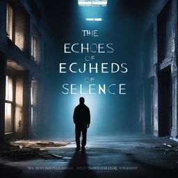 Create a book cover titled 'The Echoes of Silence'