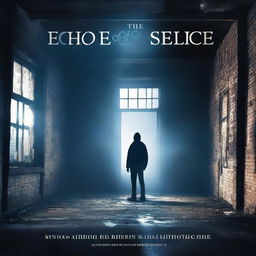 Create a book cover titled 'The Echoes of Silence'