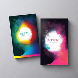 A book cover design for a book titled 'Poetic Odes' by Soha Ateef