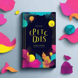 A book cover design for a book titled 'Poetic Odes' by Soha Ateef