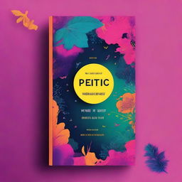 A book cover design for a book titled 'Poetic Odes' by Soha Ateef