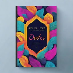 A book cover design for a book titled 'Poetic Odes' by Soha Ateef