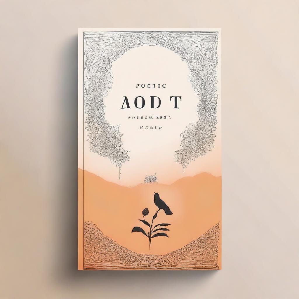 A book cover design for a book titled 'Poetic Odes'