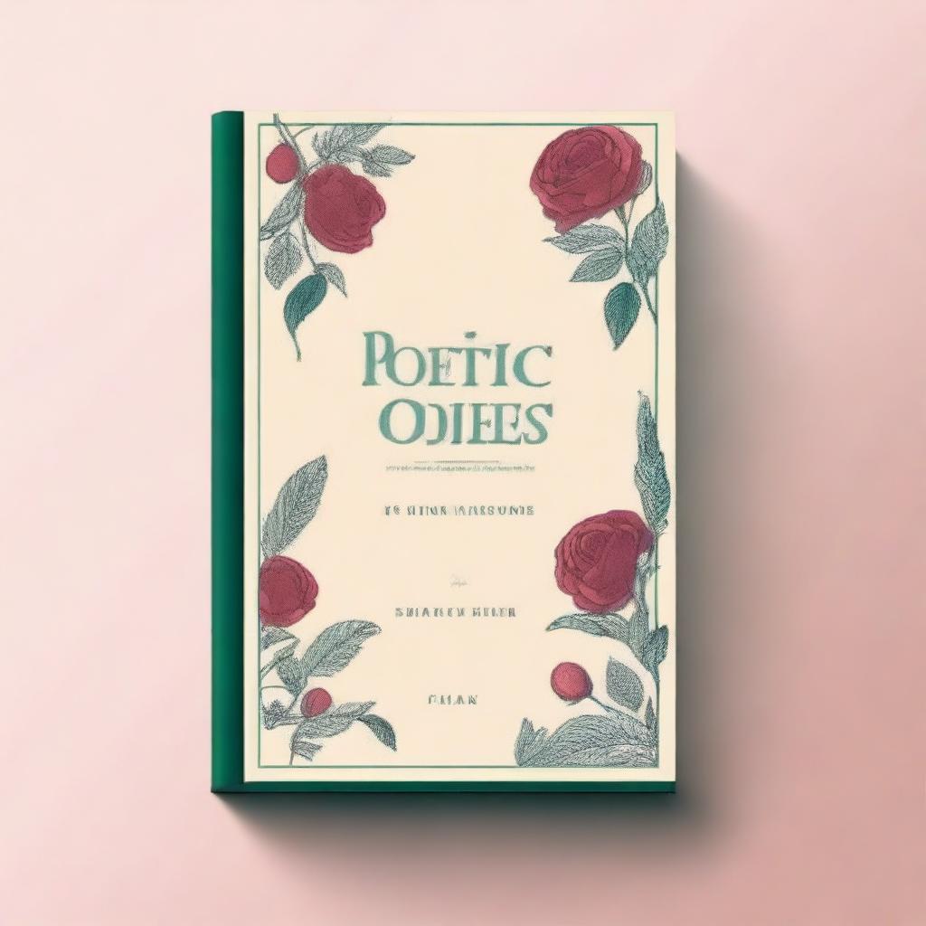 A book cover design for a book titled 'Poetic Odes'