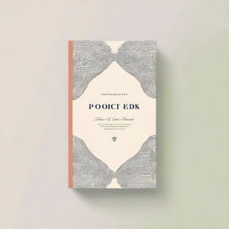 A book cover design for a book titled 'Poetic Odes'