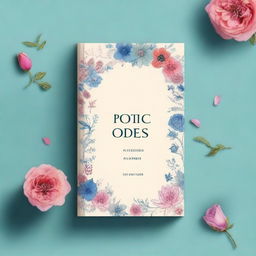 A book cover design for a book titled 'Poetic Odes'