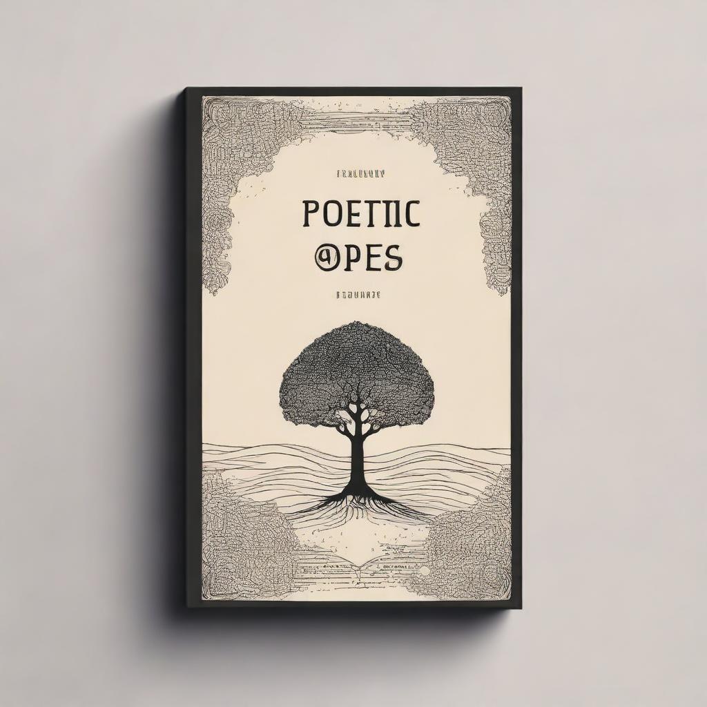 A book cover design for a book titled 'Poetic Odes'