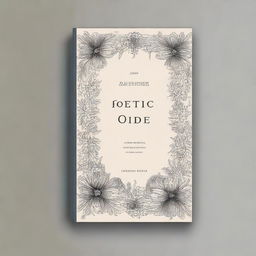 A book cover design for a book titled 'Poetic Odes'