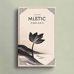 Create an aesthetic book cover for a book titled 'Poetic Odes'