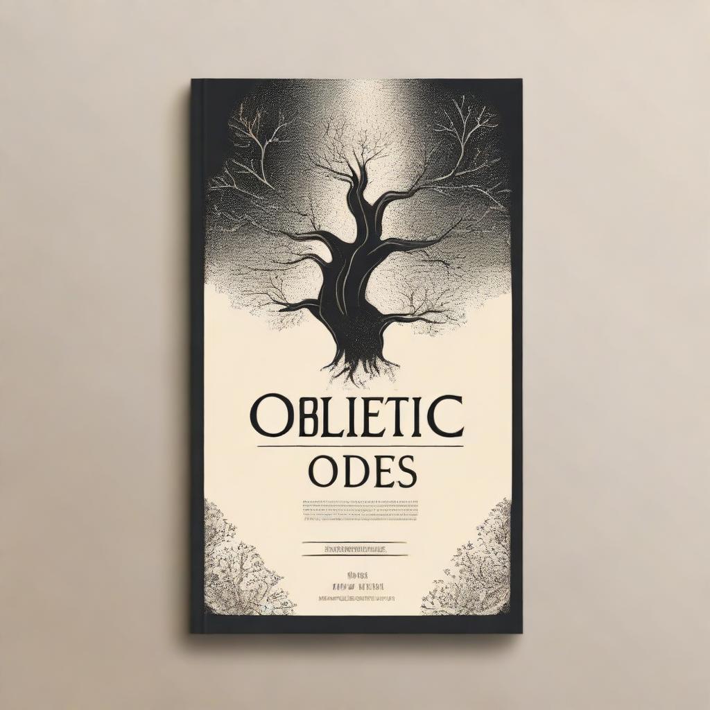 Create an aesthetic book cover for a book titled 'Poetic Odes'