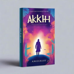 Create an image featuring a book cover with the title 'akkjhh'