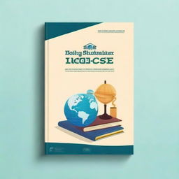 Create an image featuring a book cover with the title 'High School IGCSE'