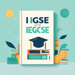 Create an image featuring a book cover with the title 'High School IGCSE'