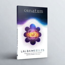 Create an image featuring a book cover with the title 'Quantum Science'