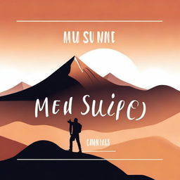 A motivational image with the text 'meu suor, meu sucesso' in a stylish font