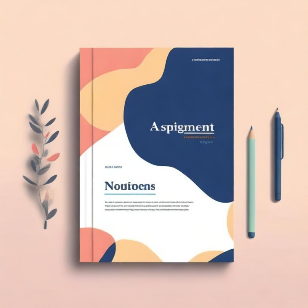 Create an image featuring a book cover with the title 'Assignment'