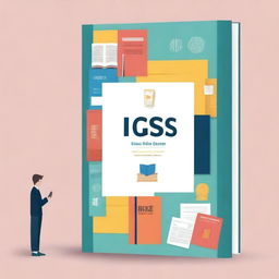 Create an image featuring a book cover with the title 'IGCSE'