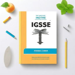 Create an image featuring a book cover with the title 'IGCSE'