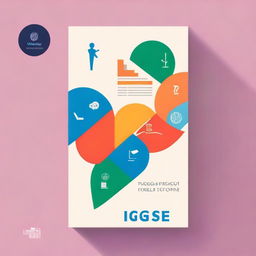 Create an image featuring a book cover with the title 'IGCSE'