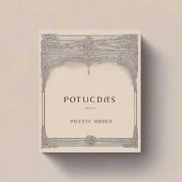 Create an aesthetic book cover for a book titled 'Poetic Odes'