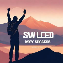 A motivational image with the text 'my sweat, my success' in a stylish font