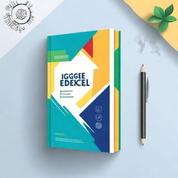 Create an image featuring a book cover with the title 'IGCSE Edexcel'