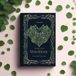 A captivating book cover for 'Twisted Ivy Romance'