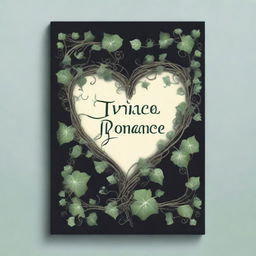 A captivating book cover for 'Twisted Ivy Romance'